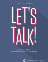 Cover of "Let's Talk! Facilitating Critical Conversations with Students."