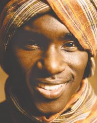 Young man wearing a turban