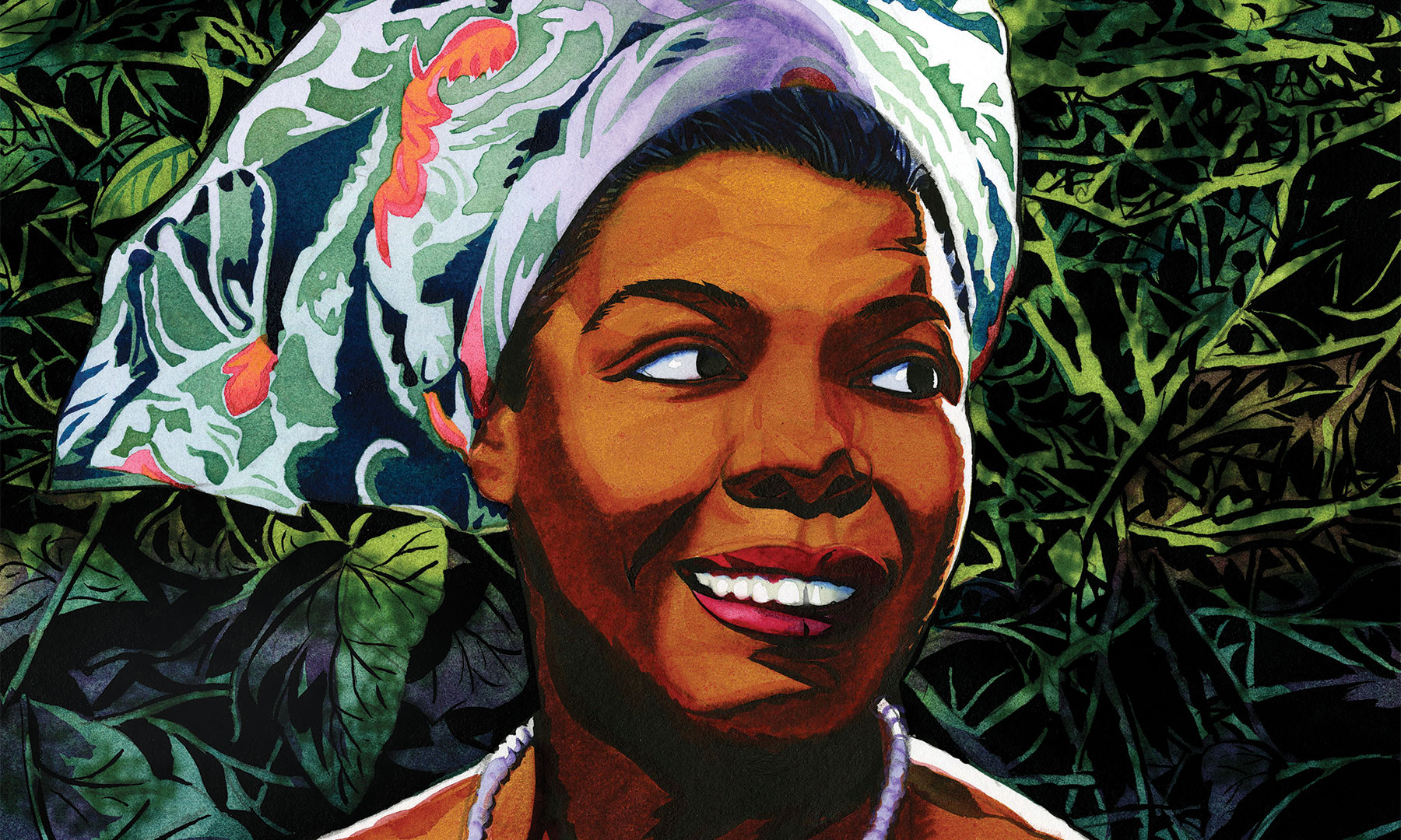 Maya Angelou, TT58, Magazine, Celebrate Maya Angelou, Alice Pettway, Jeffrey Smith, Illustration, Poetry