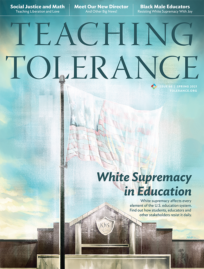 Teaching Tolerance Magazine Cover, TT66, Spring 2021