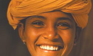 A smile student with turban