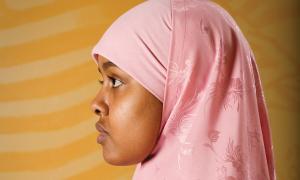 A Muslim woman's profile