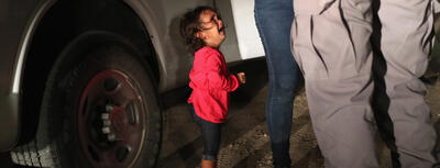 Little girl separated at United States border | Image by John Moore