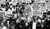 Dr. King and others march on Washington. 
