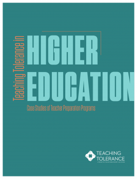 Teaching Tolerance in Higher Education: Case Studies of Teacher Preparation Programs cover