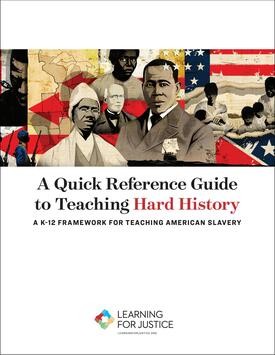 Cover of "A Quick Reference Guide to Teaching Hard History."