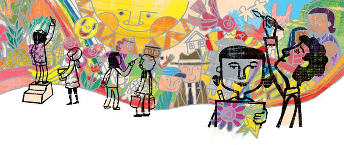 Yaki's Mural by Alexandra Melnick Illustrated by Jing Jing Tsong | Story Corner | TT58