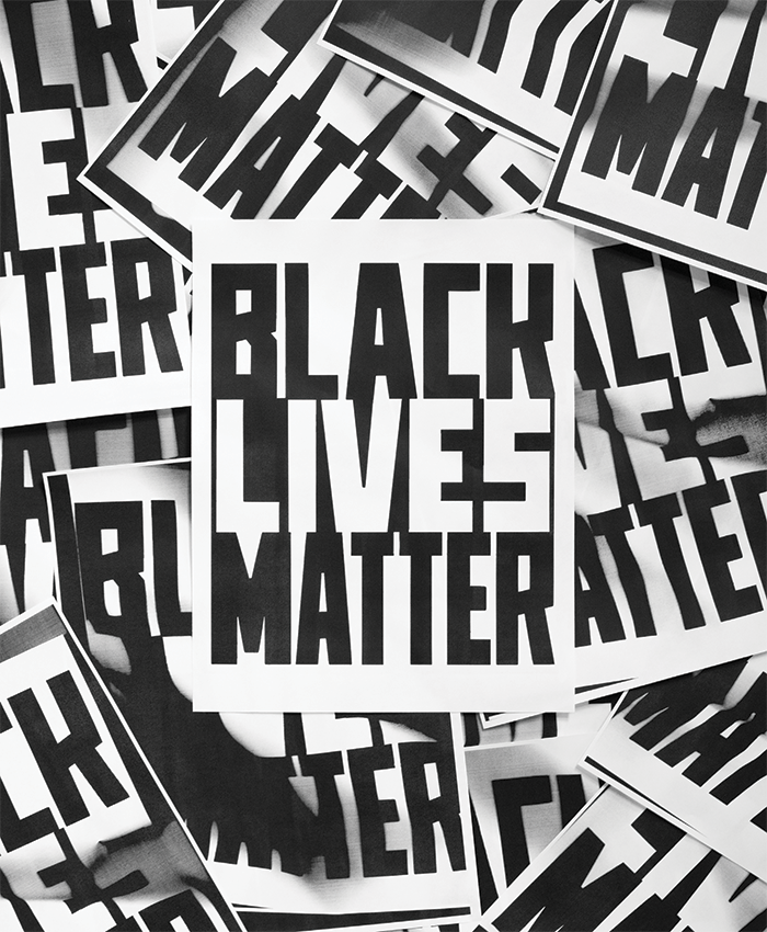 Black Lives Matter poster.