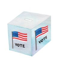 Illustration of a voting box